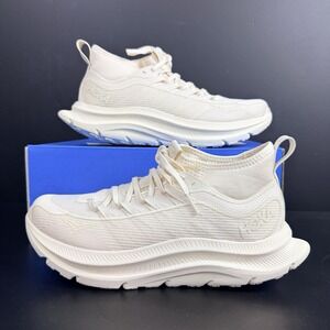 Hoka One One Women's 10 B Kawana Mid Training Shoes Alabaster White 1169290-ABST